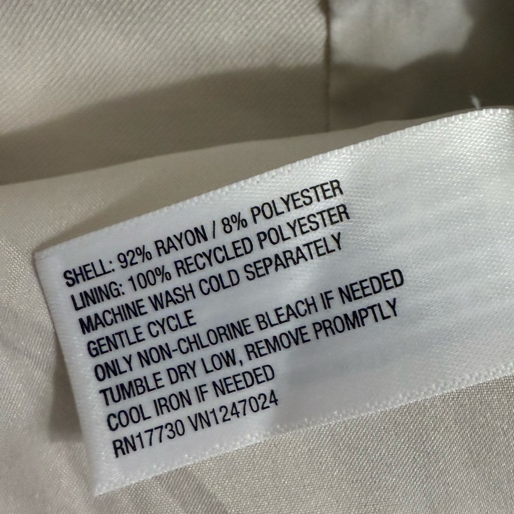 A New Day Stylish Cream Button-Up Vest New With Tags Size XL - Picture 4 of 4